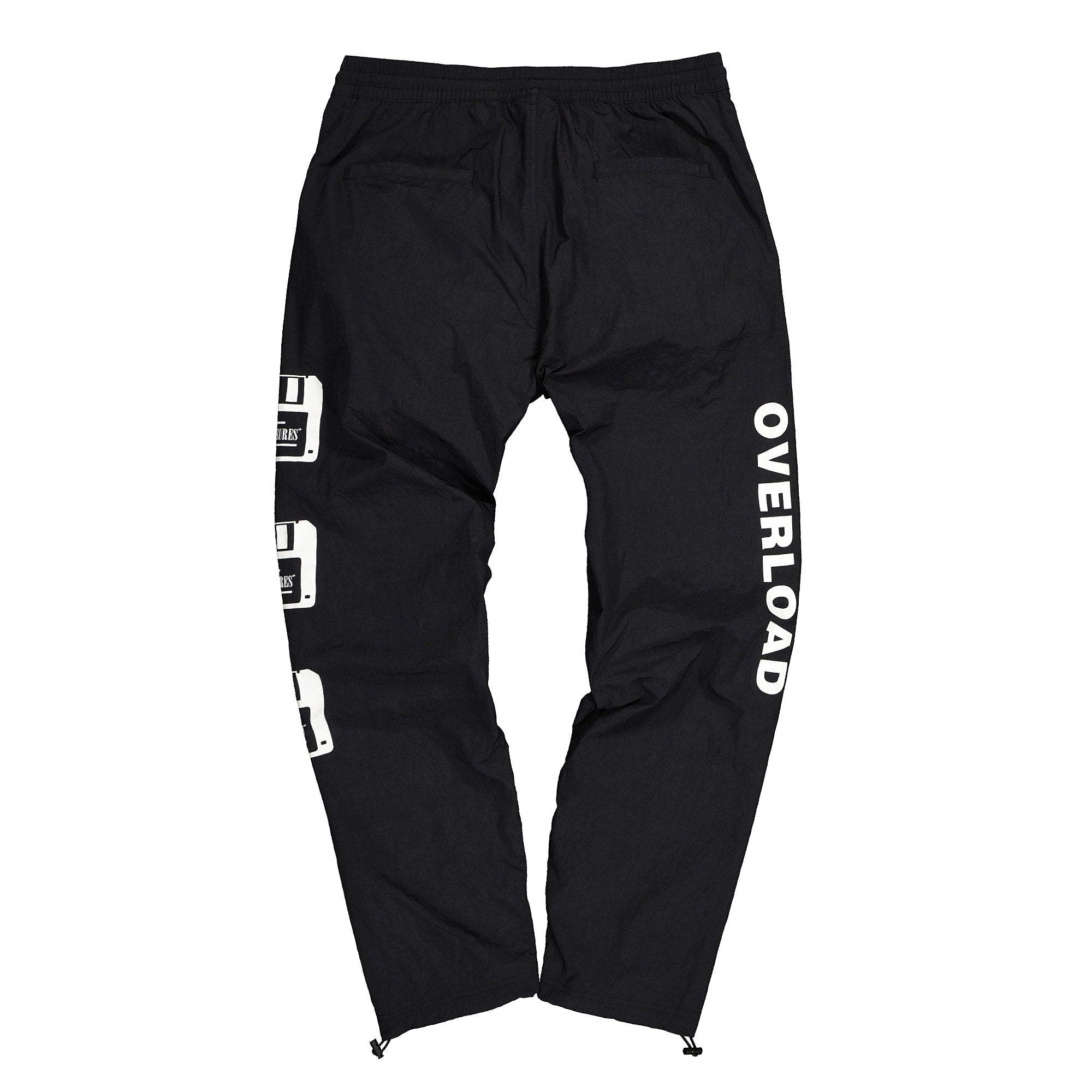 Pleasures Over You Nylon Track Pant Black Sweat & Track Pants Material | Overkill