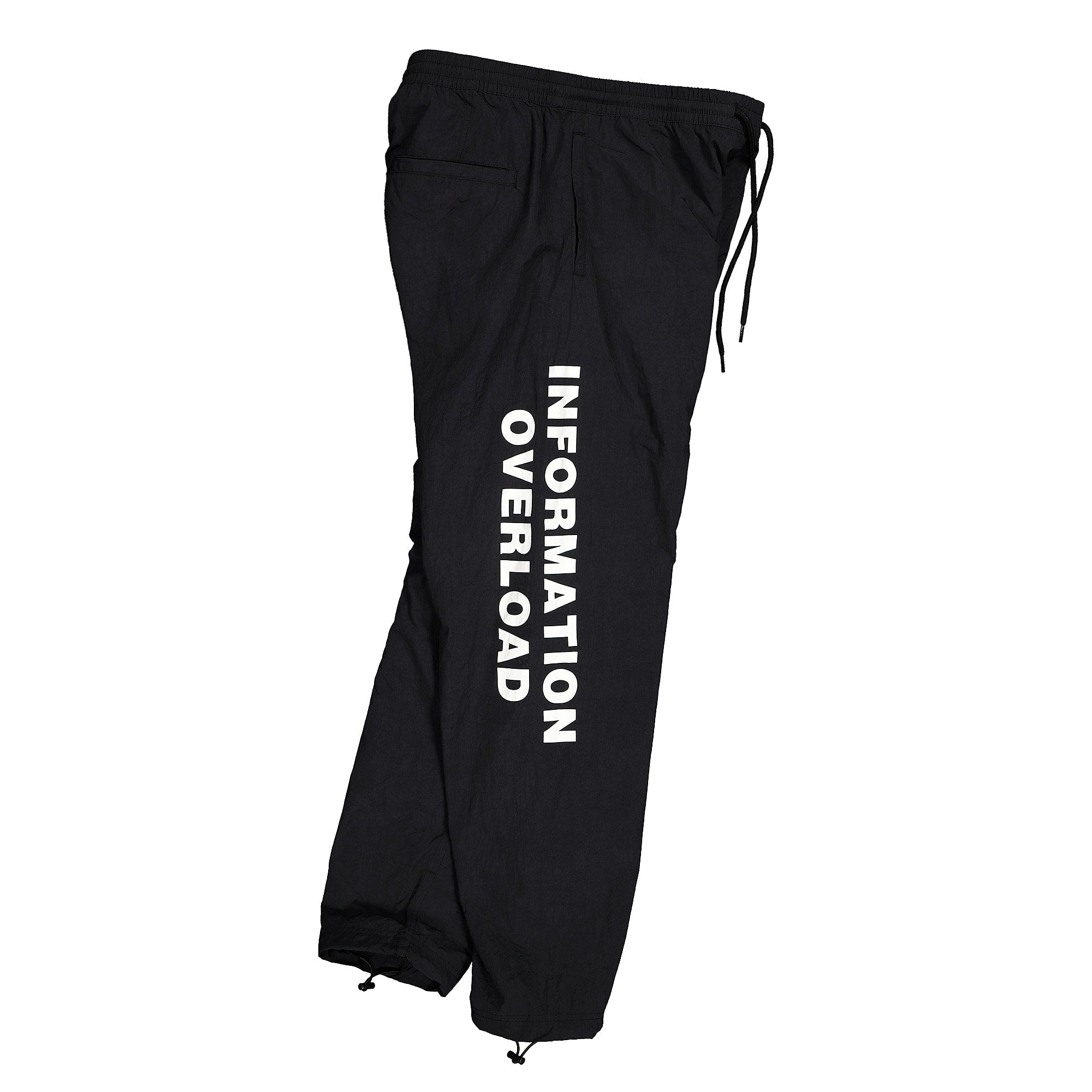 Pleasures Over You Nylon Track Pant Black Sweat & Track Pants Close-up | Overkill