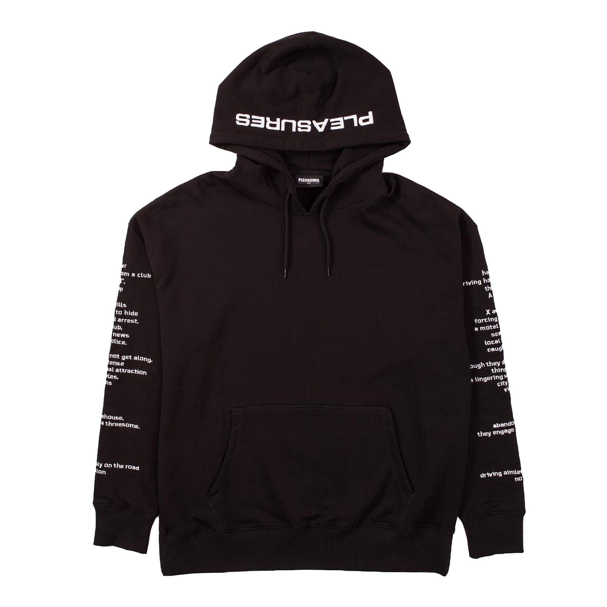 Pleasures Teenage Lovers Hoody Black Hoodies P19P102009 | Overkill
