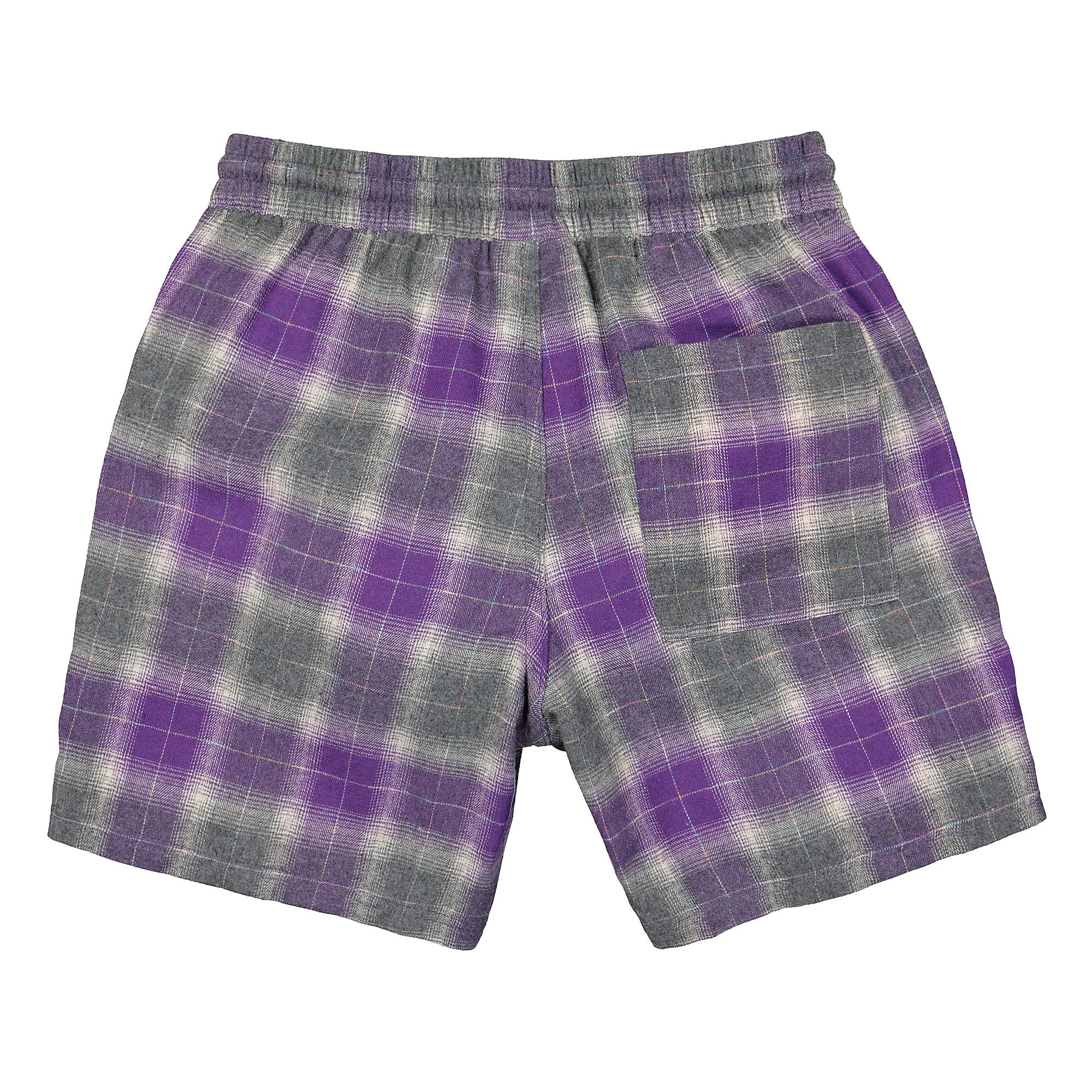 Pleasures Now Shadow Plaid Shorts Purple Shorts Material | Overkill