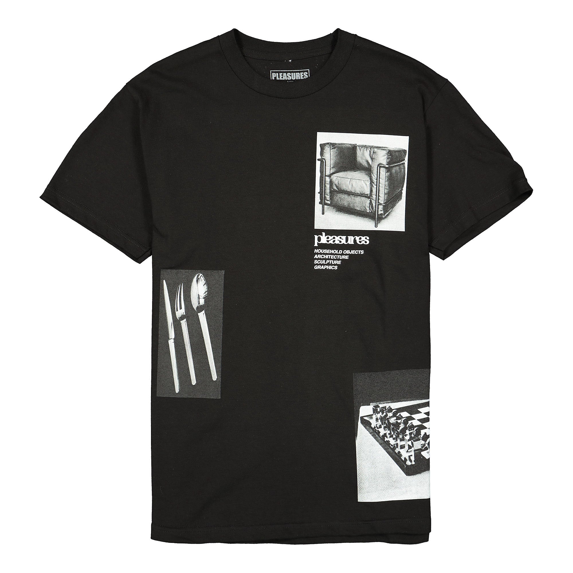 Pleasures Deco T-Shirt Black T-Shirts P19W002 / Black | Overkill