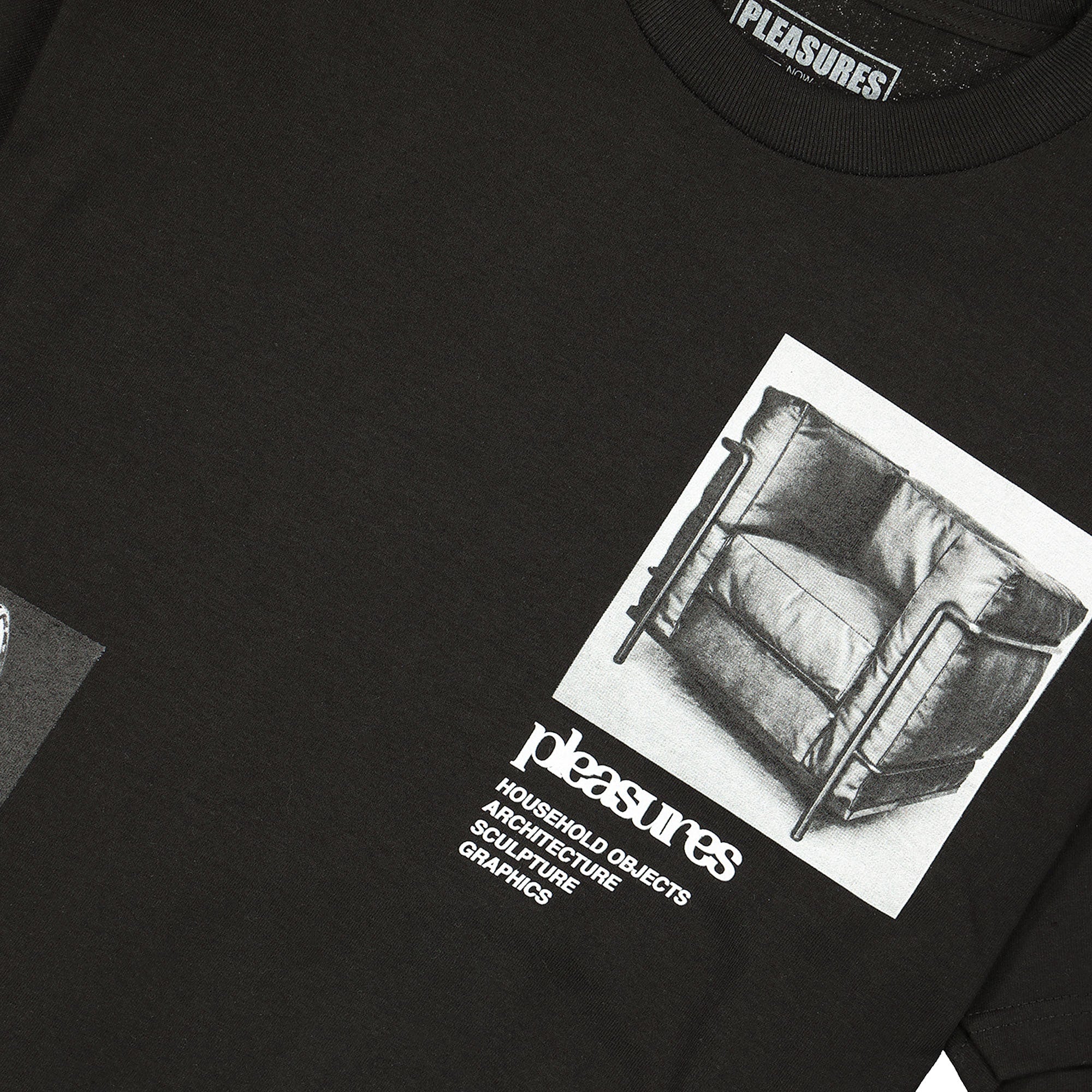 Pleasures Deco T-Shirt Black T-Shirts Close-up | Overkill