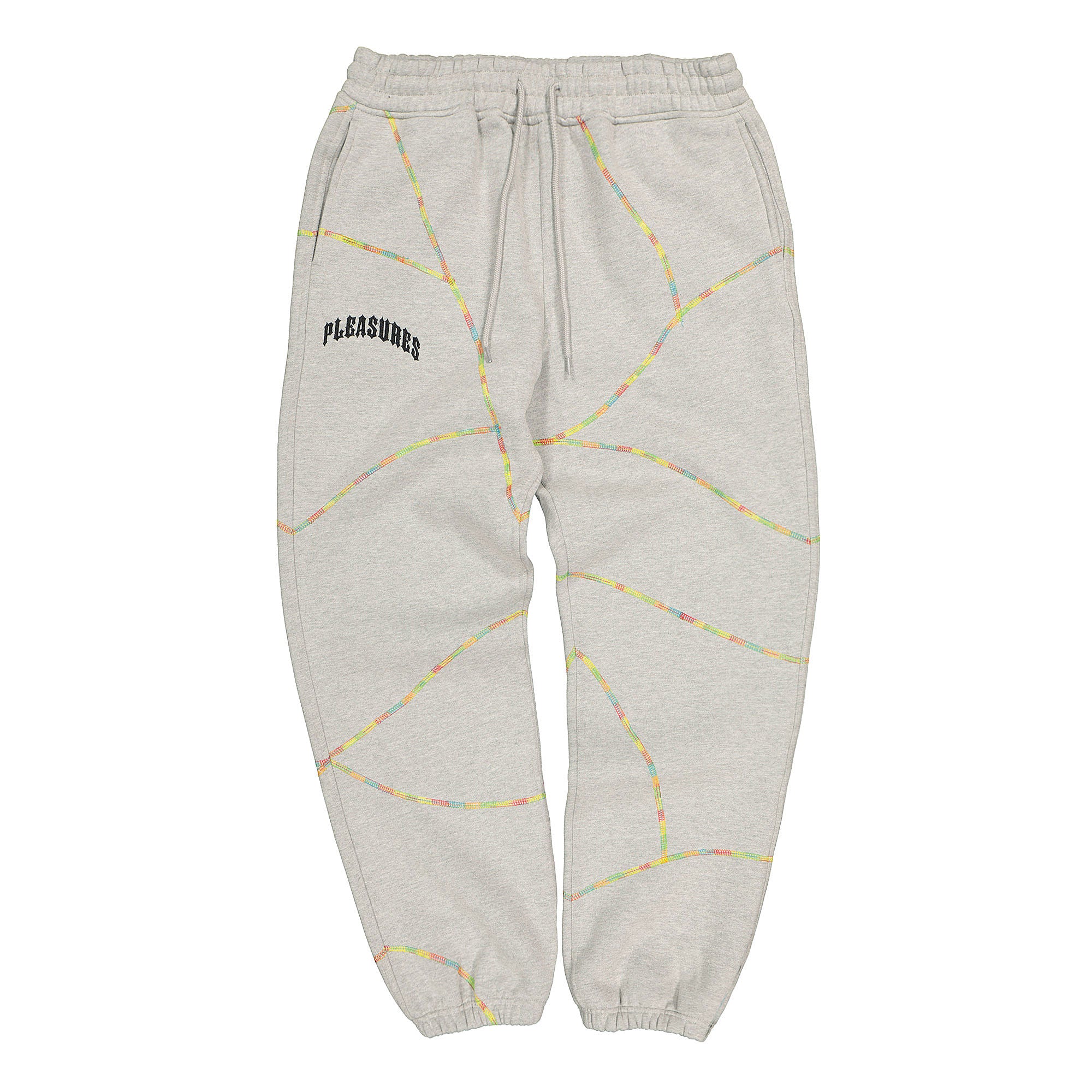 Pleasures Destroyer Contrast Stitch Sweatpant Grey Sweat & Track Pants P19W104018 / Grey | Overkill