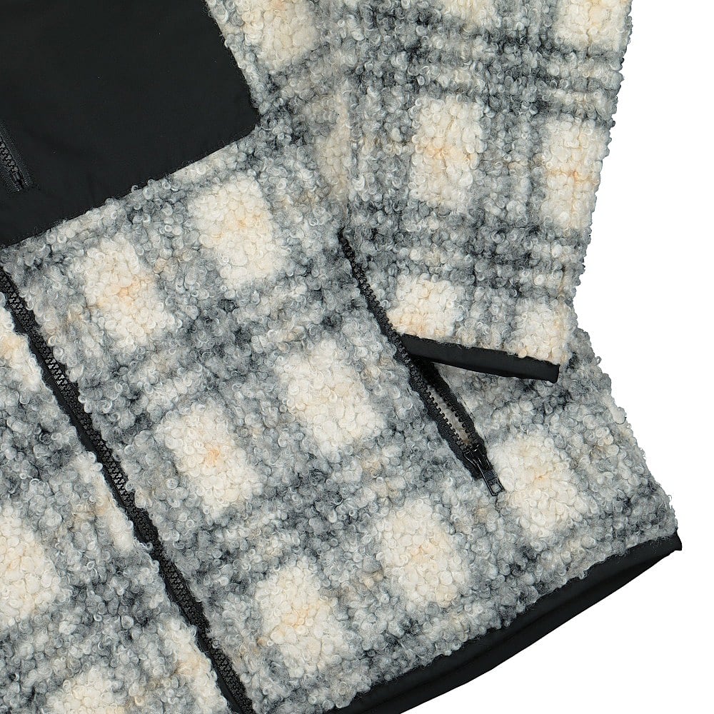 Pleasures Wraith Poodle Polar Fleece Jacket Grey Fleece Jackets Detailfoto | Overkill