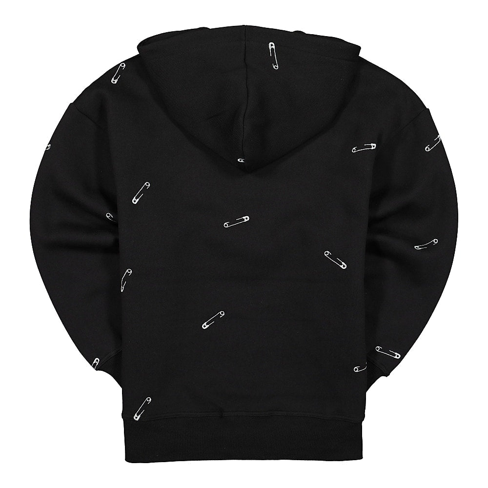Pleasures Safety Embroidered Hoody Black Hoodies Material | Overkill