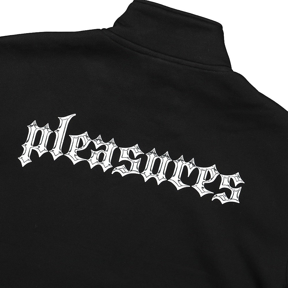 Pleasures Harmony Quarter Zip Black Sweatshirts Detailfoto | Overkill