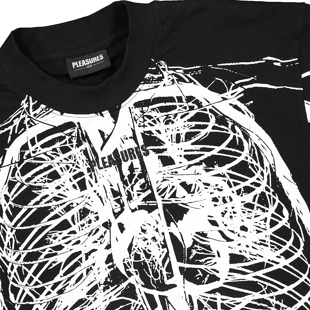 Pleasures Nervous Long Sleeve Shirt Black Longsleeves Material | Overkill