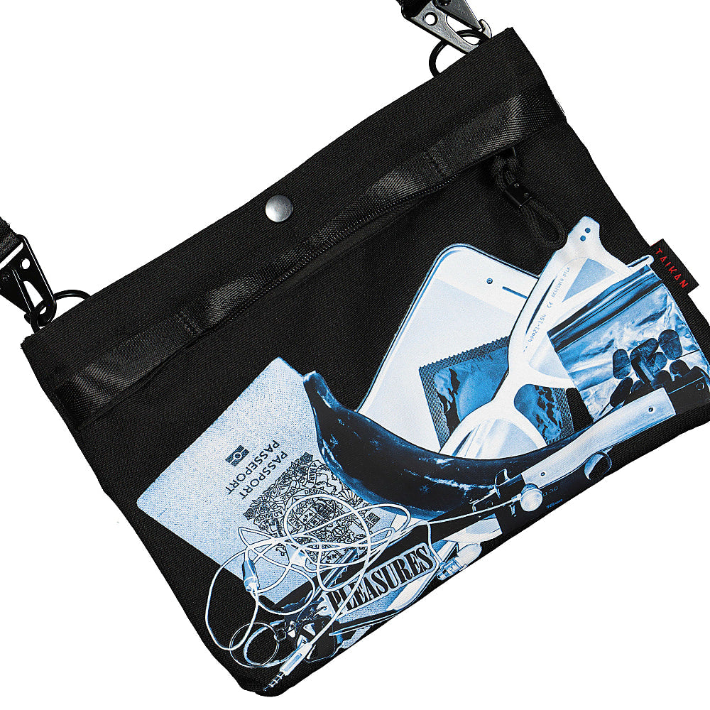 Pleasures Taikan x Pleasures Sacoche Bag Black Shoulder & Cross Body Bags Material | Overkill