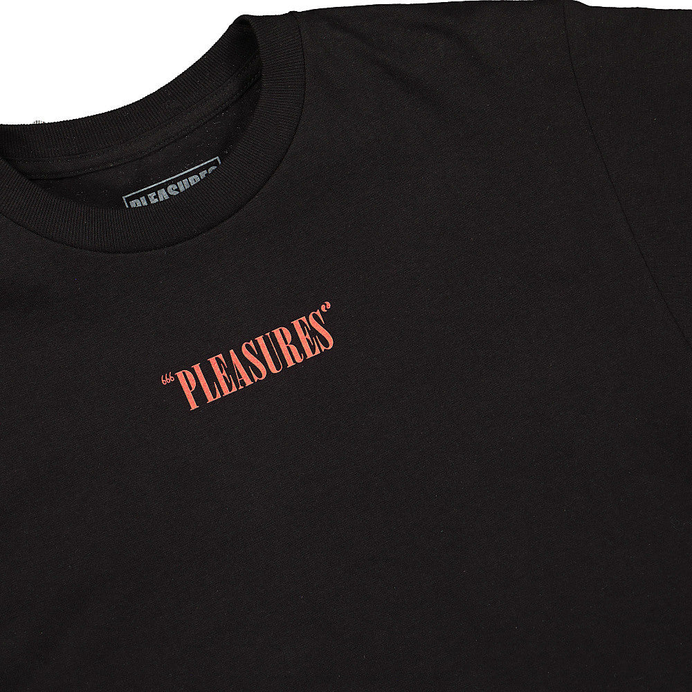 Pleasures Freaks T-Shirt Black Close-up | Overkill