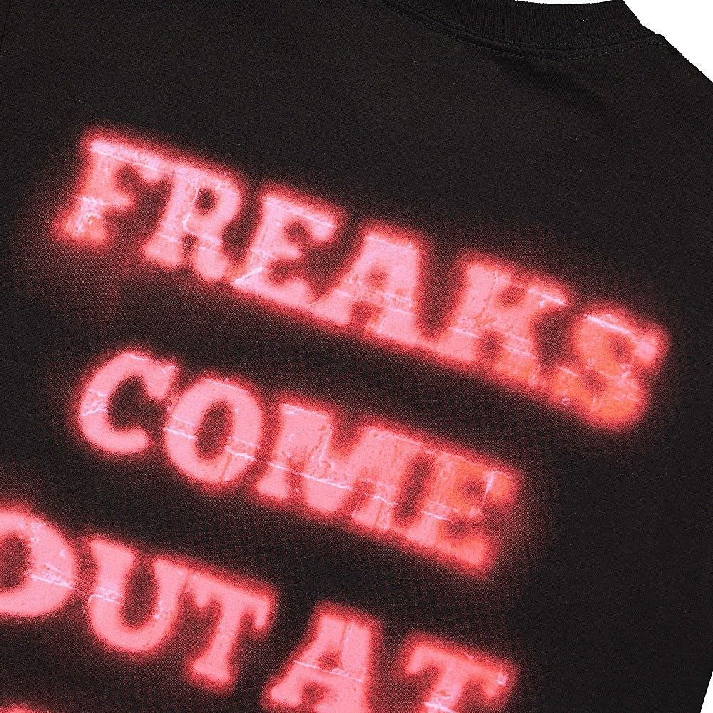 Pleasures Freaks T-Shirt Black Detailfoto | Overkill