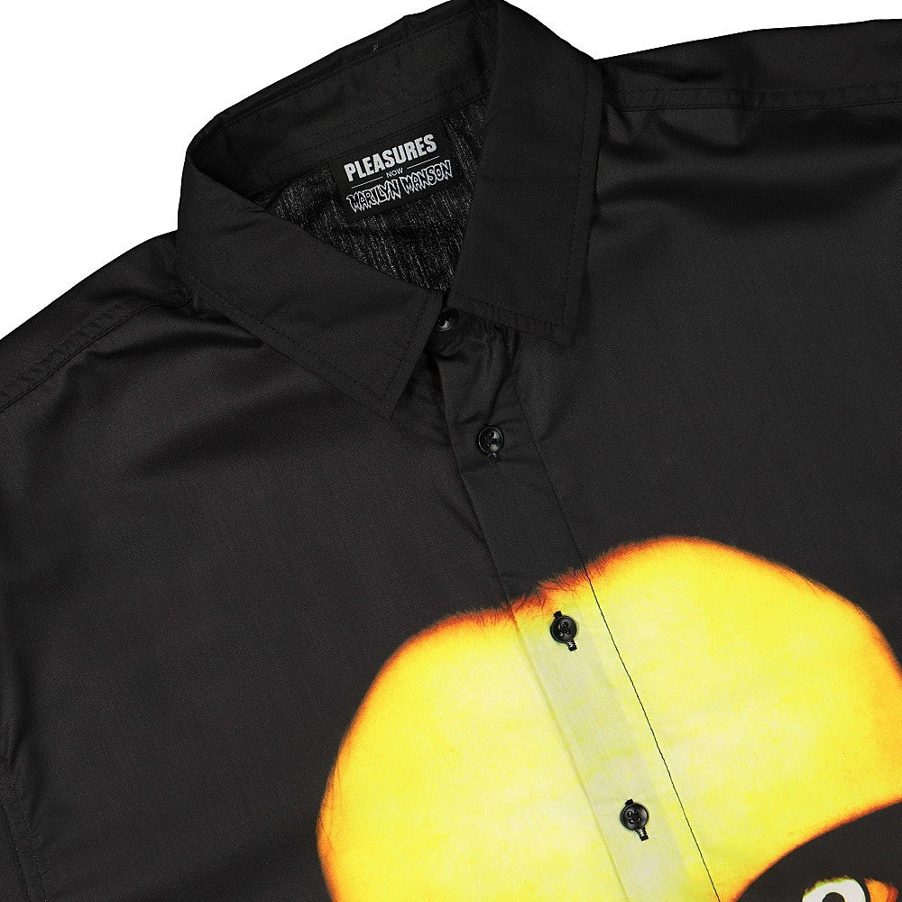 Pleasures Marilyn Manson x Pleasures Manson Button Down Black / Multi Shirts Detail view 1 | Overkill
