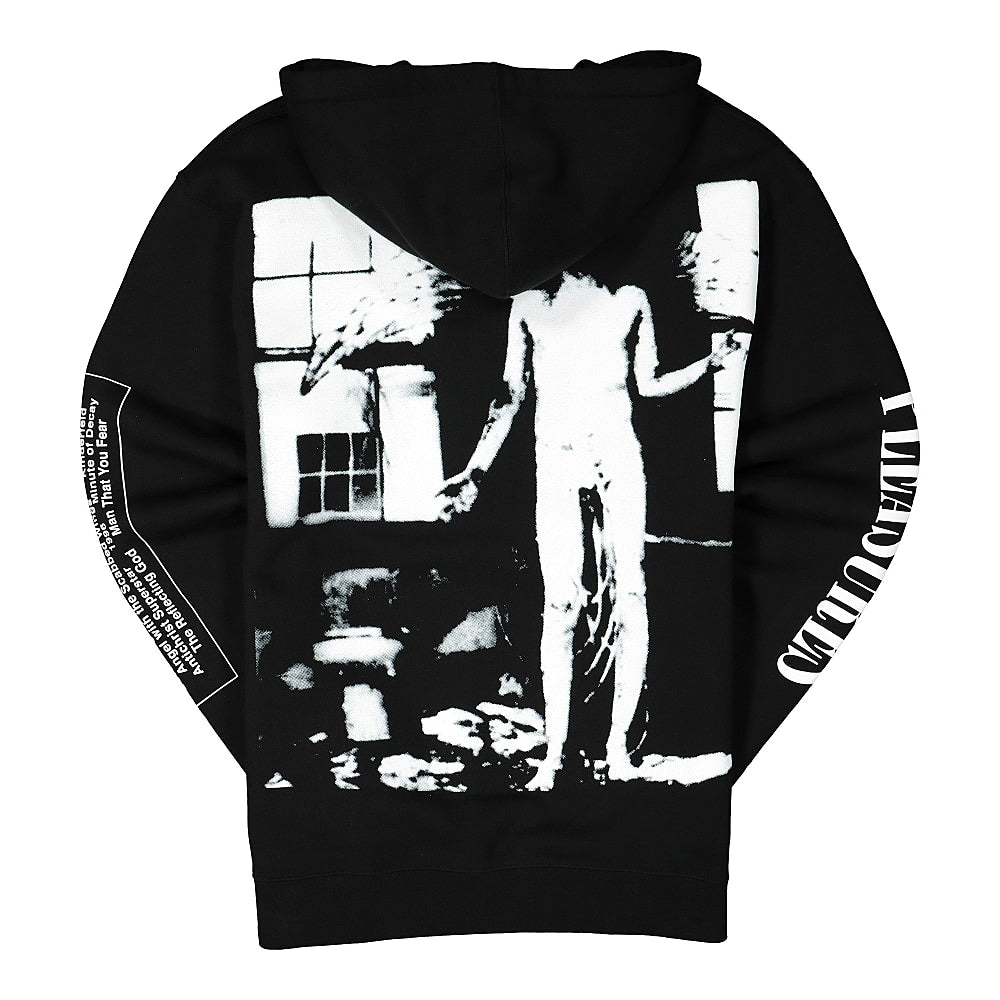 Pleasures Marilyn Manson x Pleasures Antichrist Hoody Black Hoodies Material | Overkill