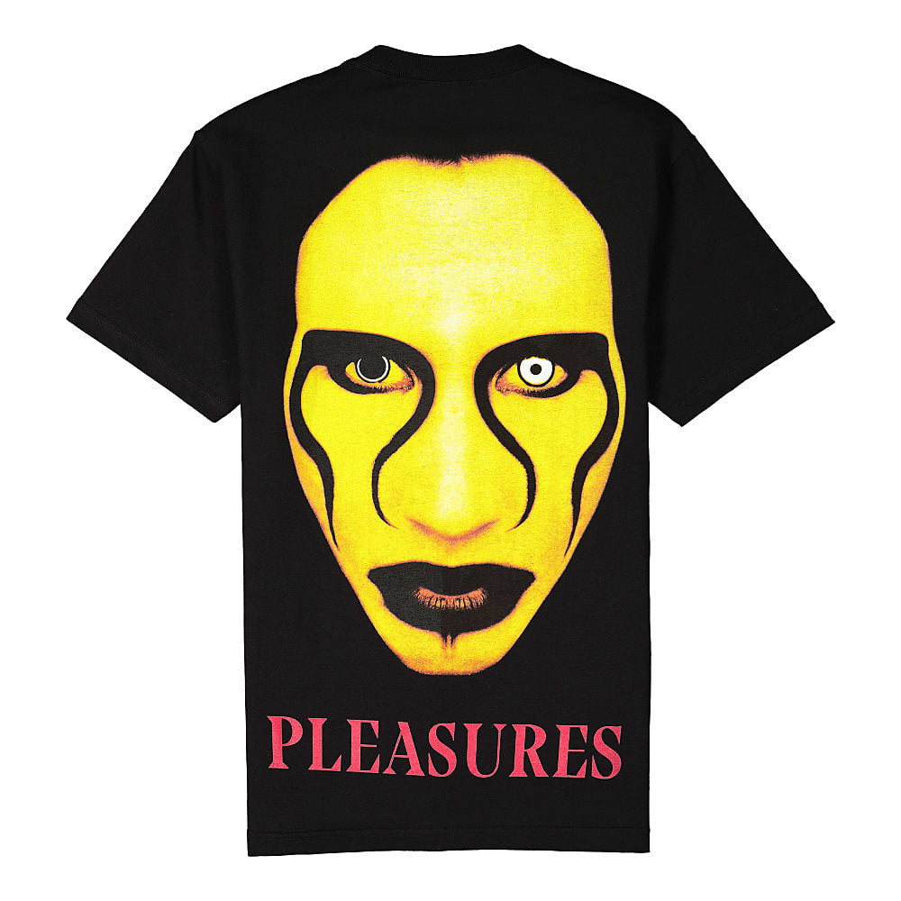 Pleasures Manson T-Shirt Black T-Shirts Close-up | Overkill