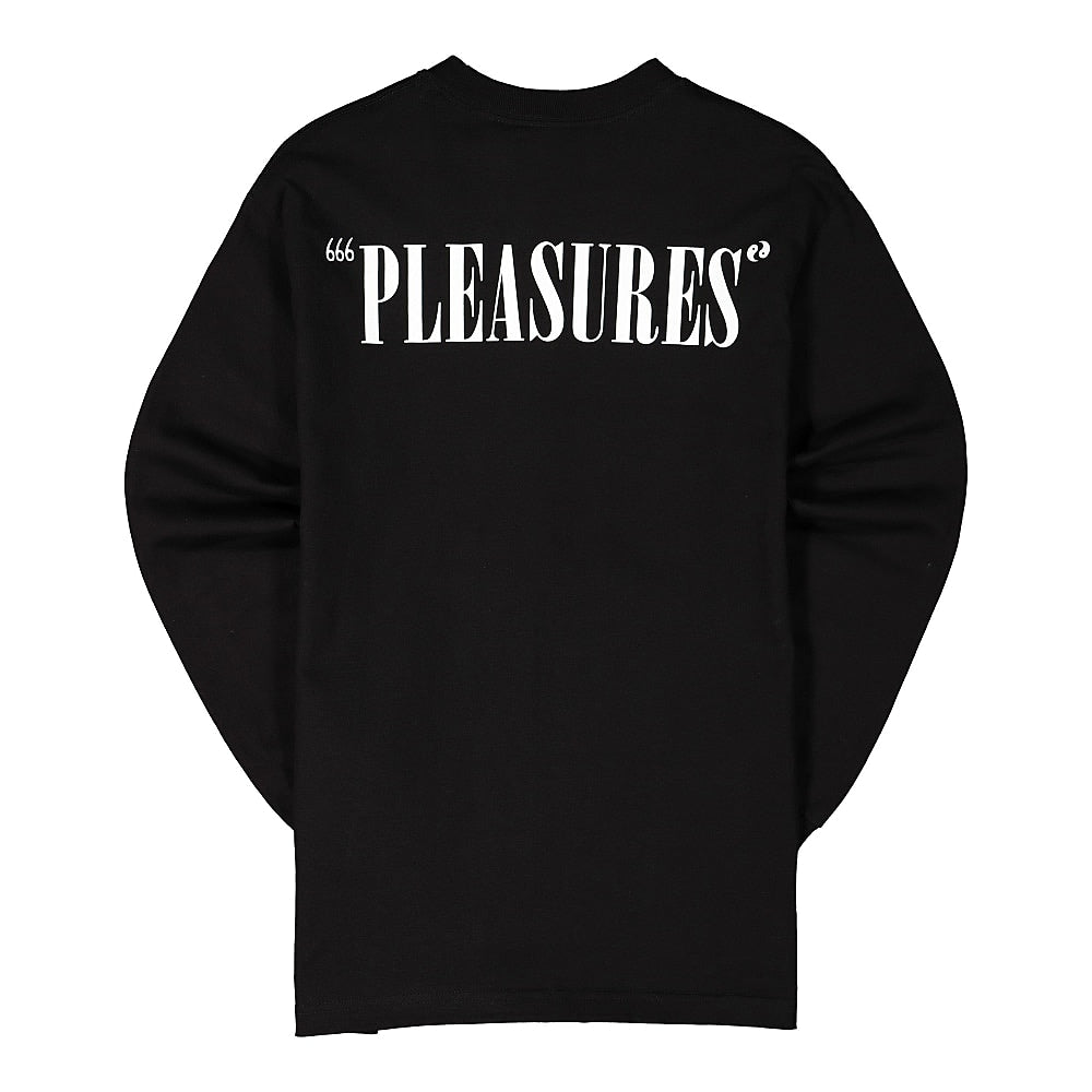 Pleasures Superstar Long Sleeve Black Longsleeves Close-up | Overkill