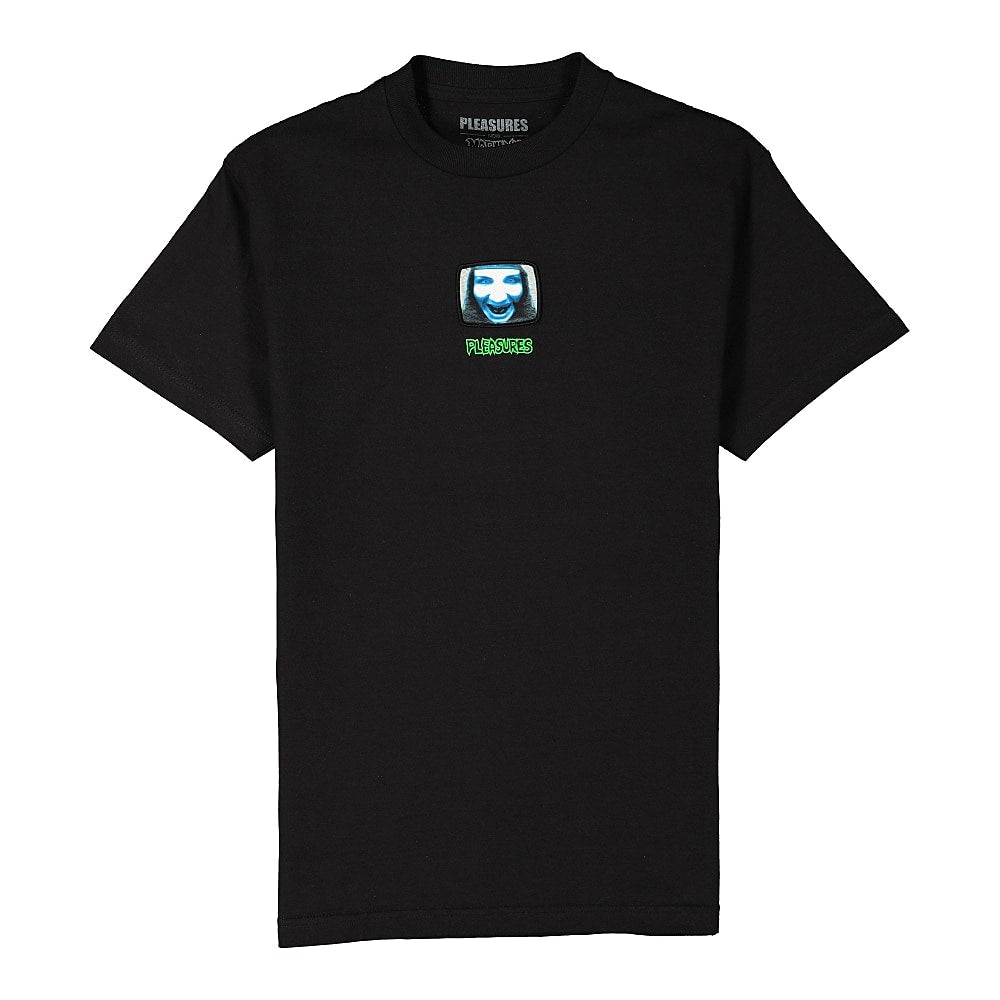 Pleasures TV T-Shirt Black T-Shirts P20M011 | Overkill