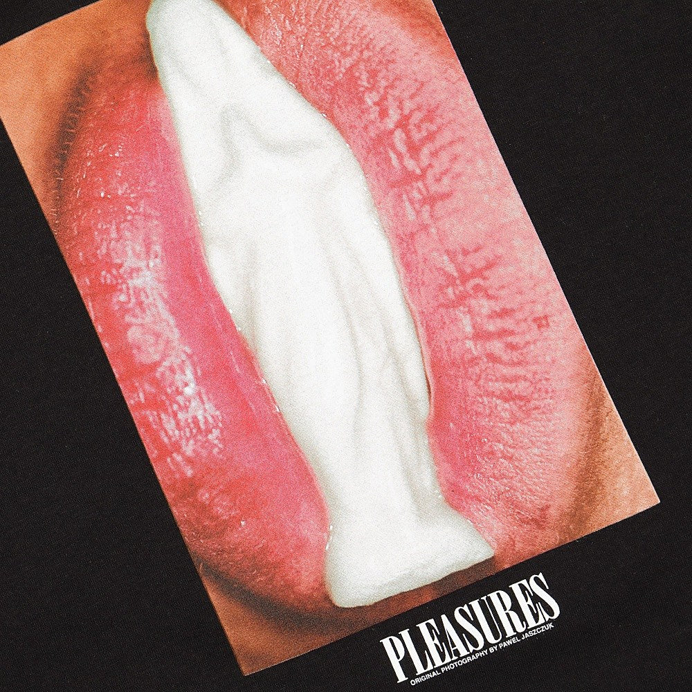 Pleasures Pray T-Shirt Black T-Shirts Detailfoto | Overkill