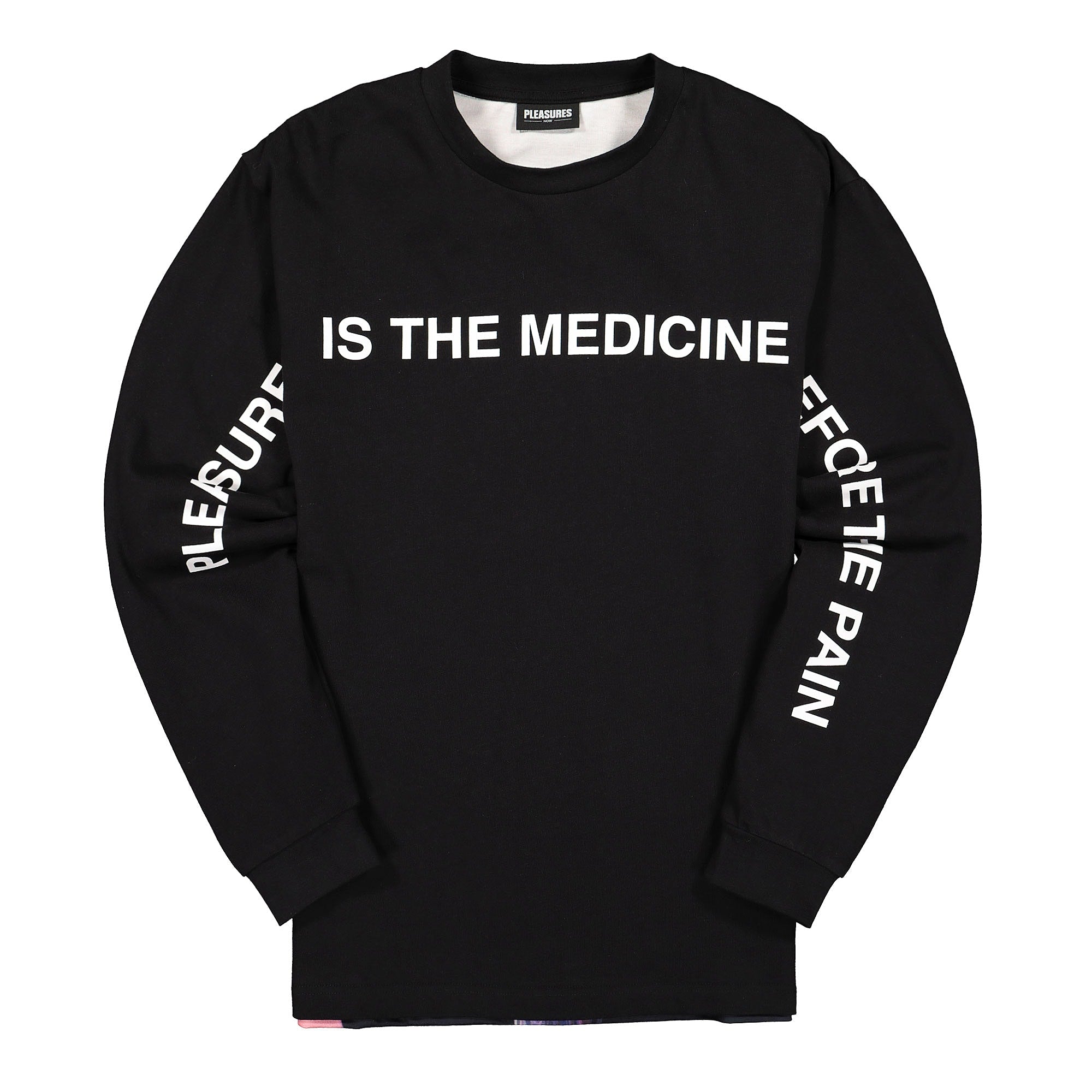Pleasures Medicine Premium Longsleeve Shirt Black Longsleeves P20SPCUT0012 | Overkill