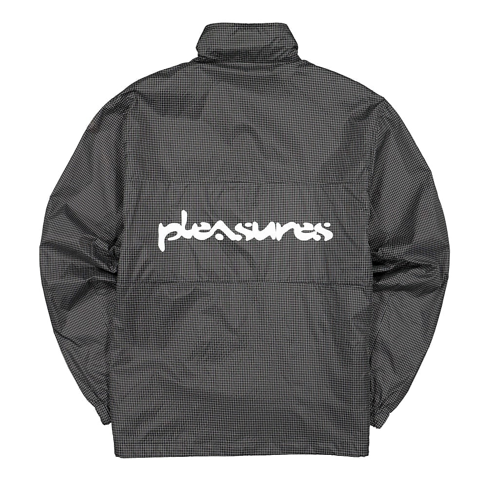 Pleasures Brick Tech Track Jacket Black Windbreaker Material | Overkill