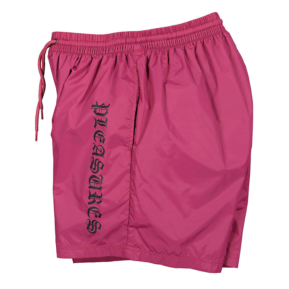 Pleasures Cult Shorts Pink Shorts Close-up | Overkill