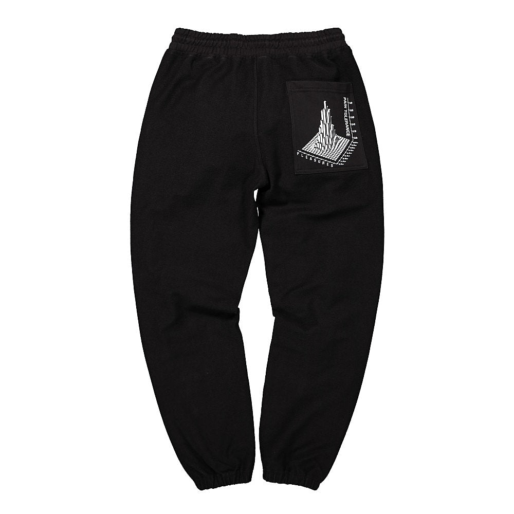 Pleasures Logic Reverse Terry Sweatpants Black Sweat & Track Pants Material | Overkill