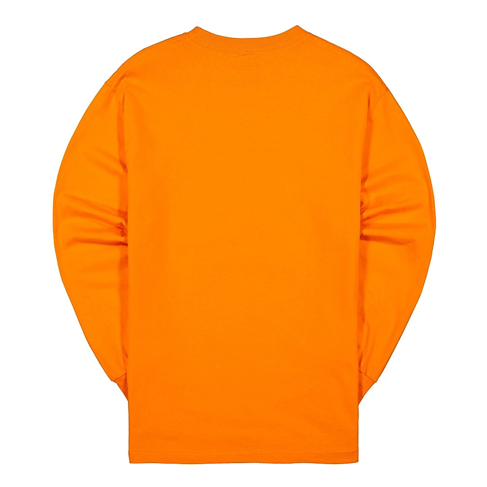 Pleasures Stoner Long Sleeve Tee Orange T-Shirts Material | Overkill