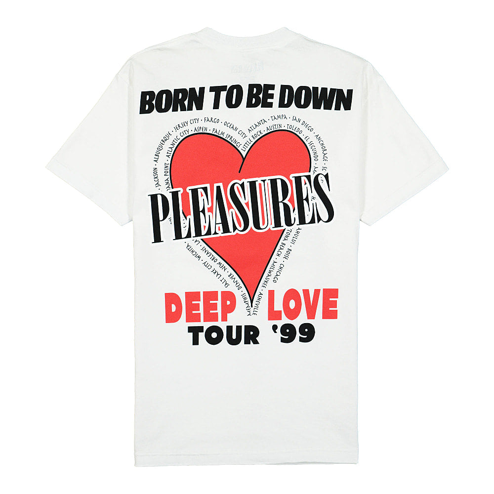 Pleasures Deep Love T-Shirt White T-Shirts Close-up | Overkill