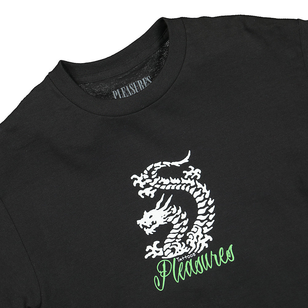 Pleasures Free Life T-Shirt Black T-Shirts Material | Overkill