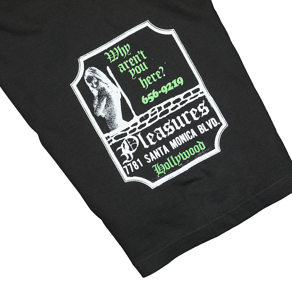 Pleasures Free Life T-Shirt Black T-Shirts Detailfoto | Overkill