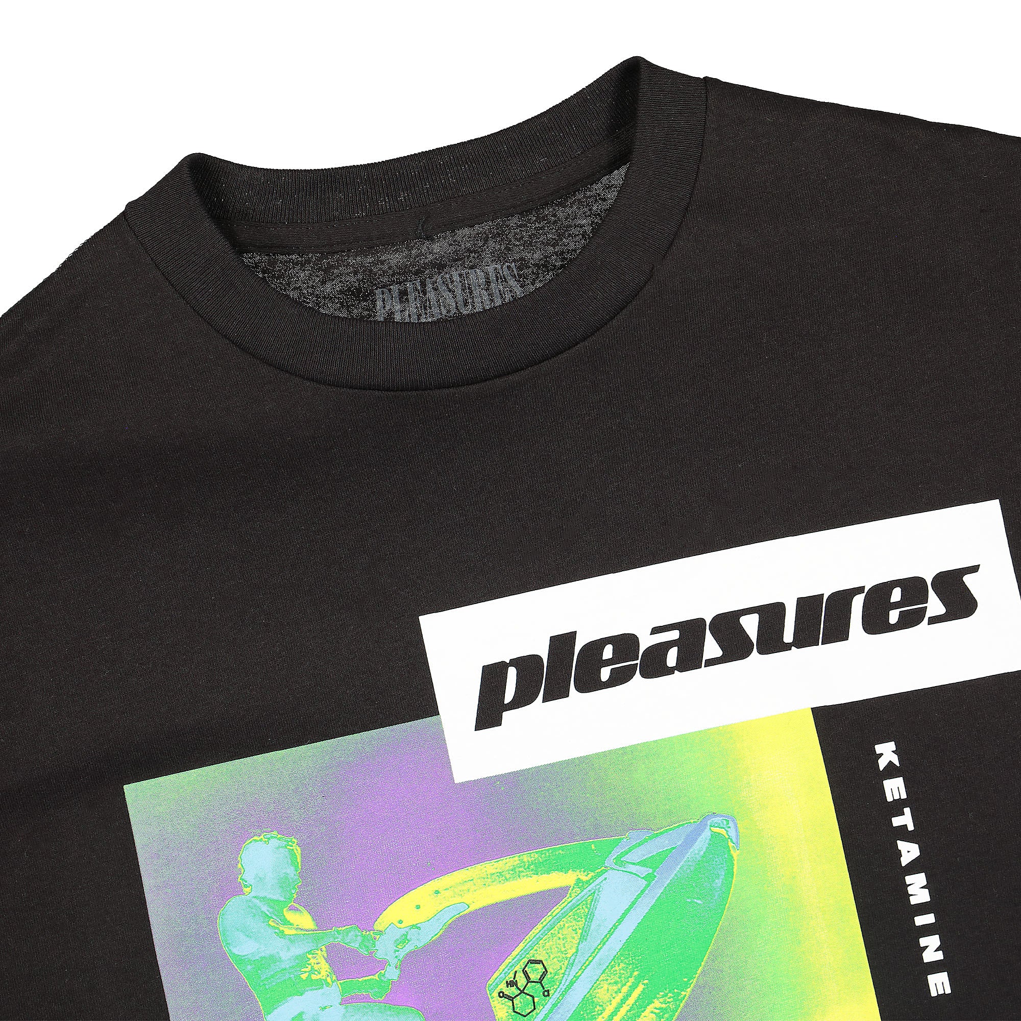 Pleasures K Hole T-Shirt Black T-Shirts Close-up | Overkill