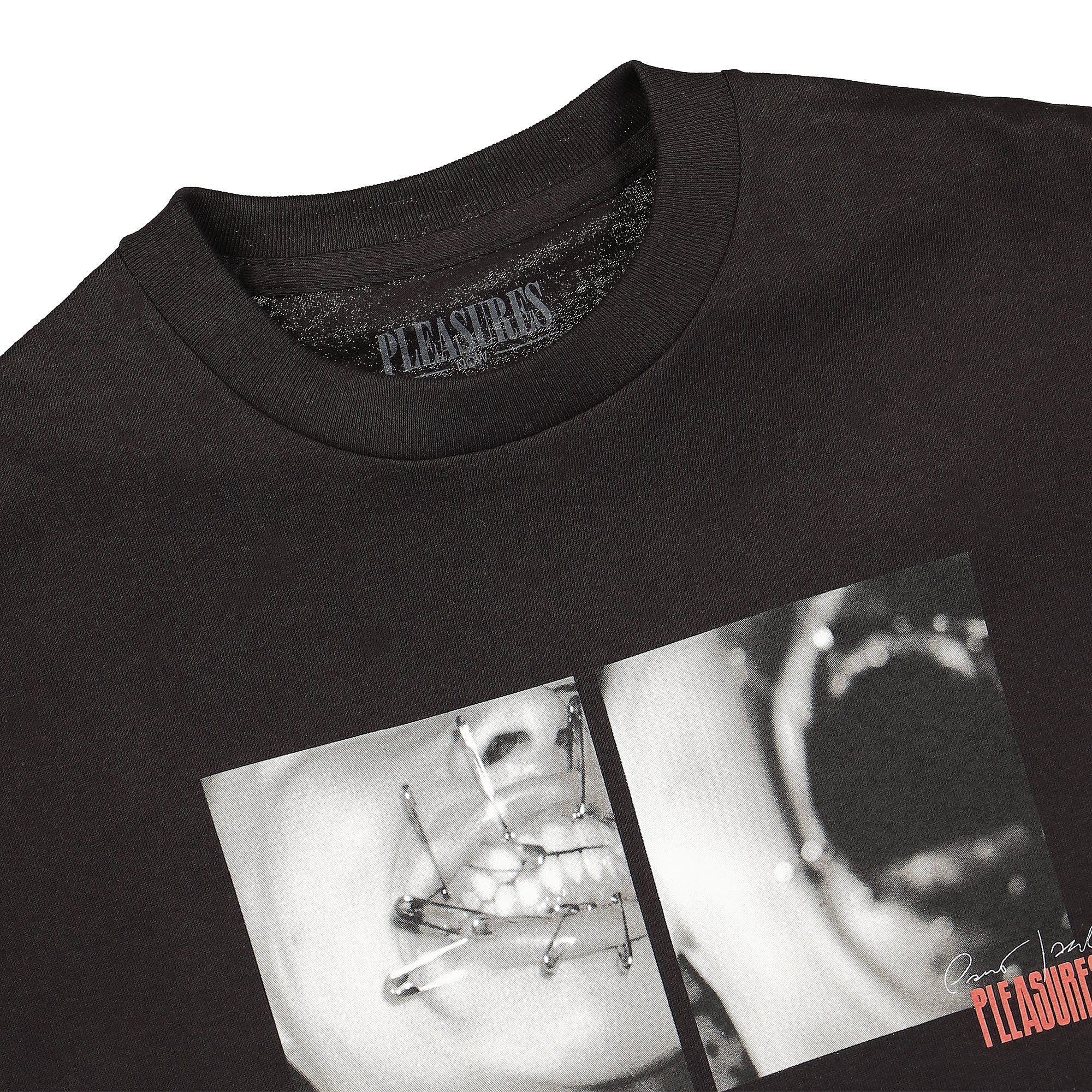 Pleasures Kinky T-Shirt Black T-Shirts Close-up | Overkill