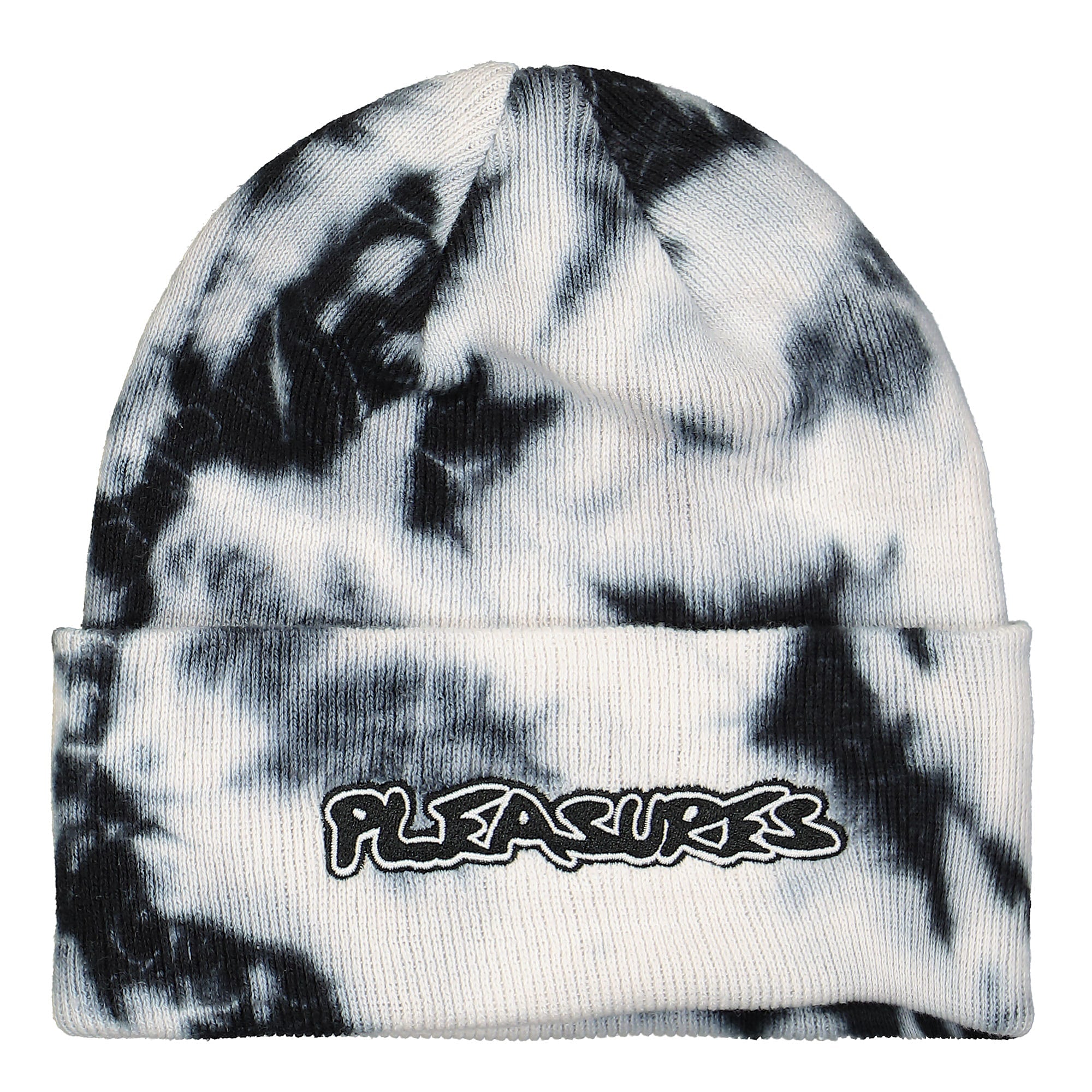 Pleasures Backbone Dyed Beanie White Beanies P21F063 | Overkill