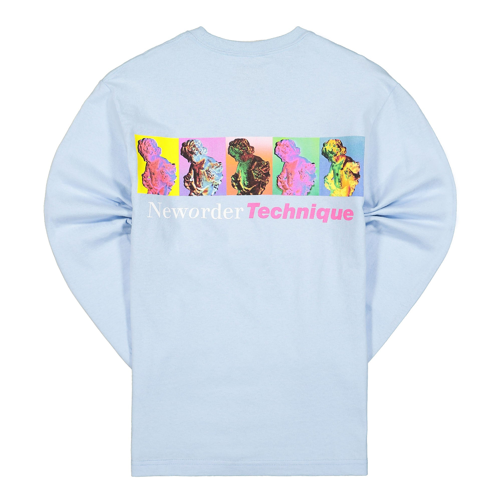 Pleasures Technique Long Sleeve Blue Longsleeves Close-up | Overkill