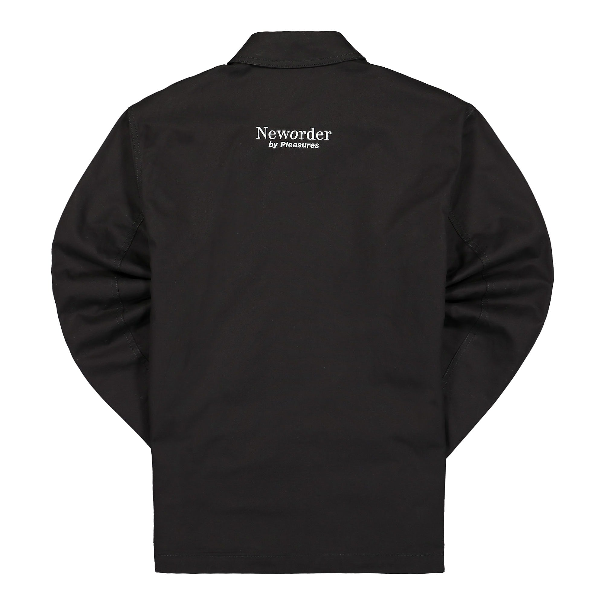 Pleasures New Order x Pleasures Technique Work Jacket Black Jackets Material | Overkill