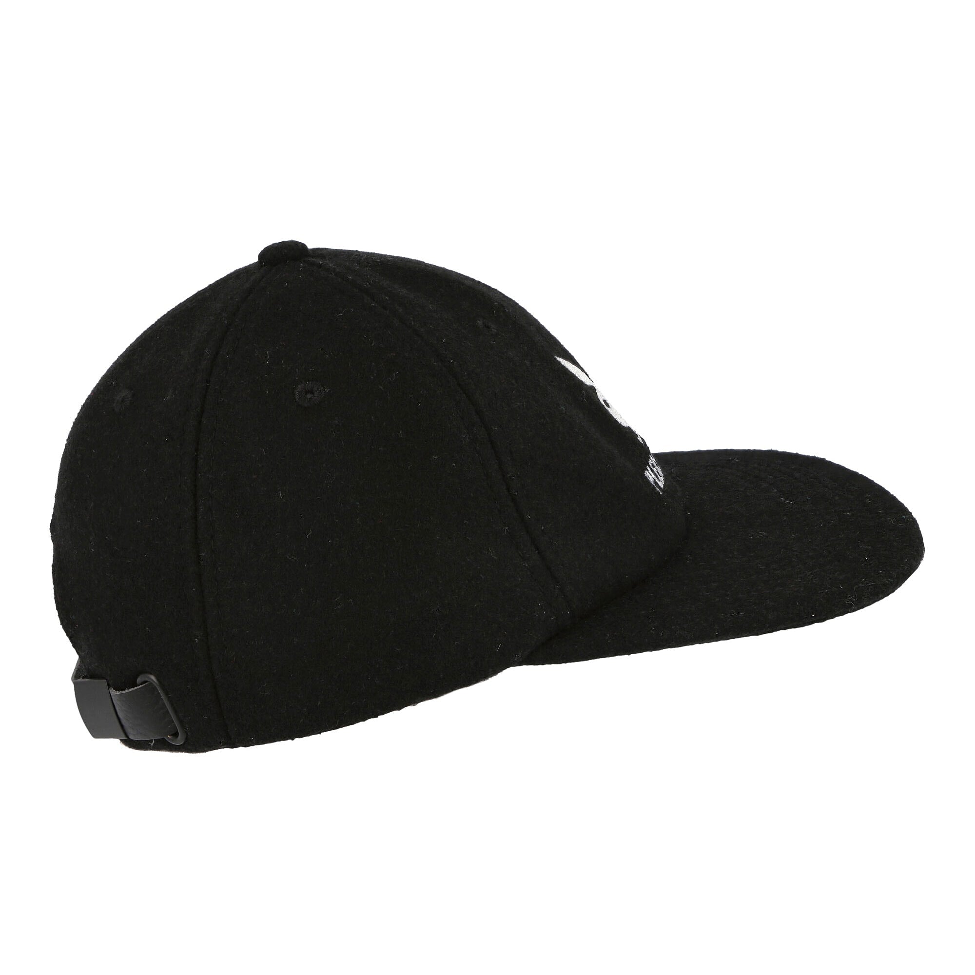 Pleasures Wool Strapback Hat Black Caps Close-up | Overkill