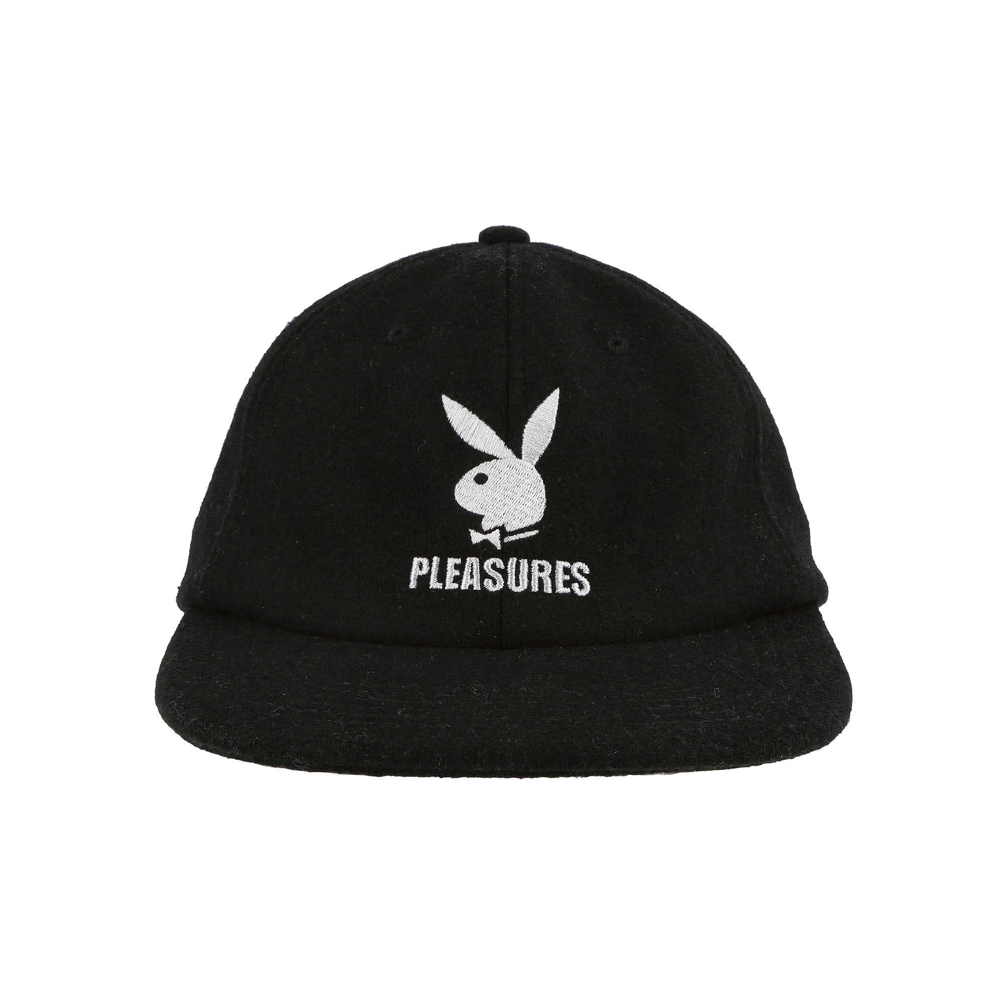 Pleasures Wool Strapback Hat Black Caps Detailfoto | Overkill