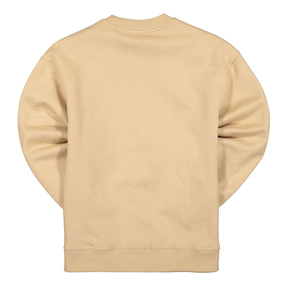 Pleasures Spike Embroidered Crewneck Tan Sweatshirts Material | Overkill