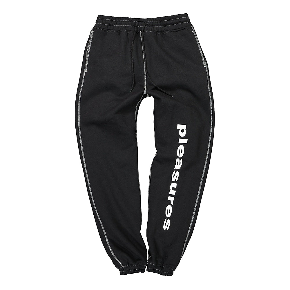 Pleasures Collapse Sweatpants Black Sweat & Track Pants P21SP011 | Overkill