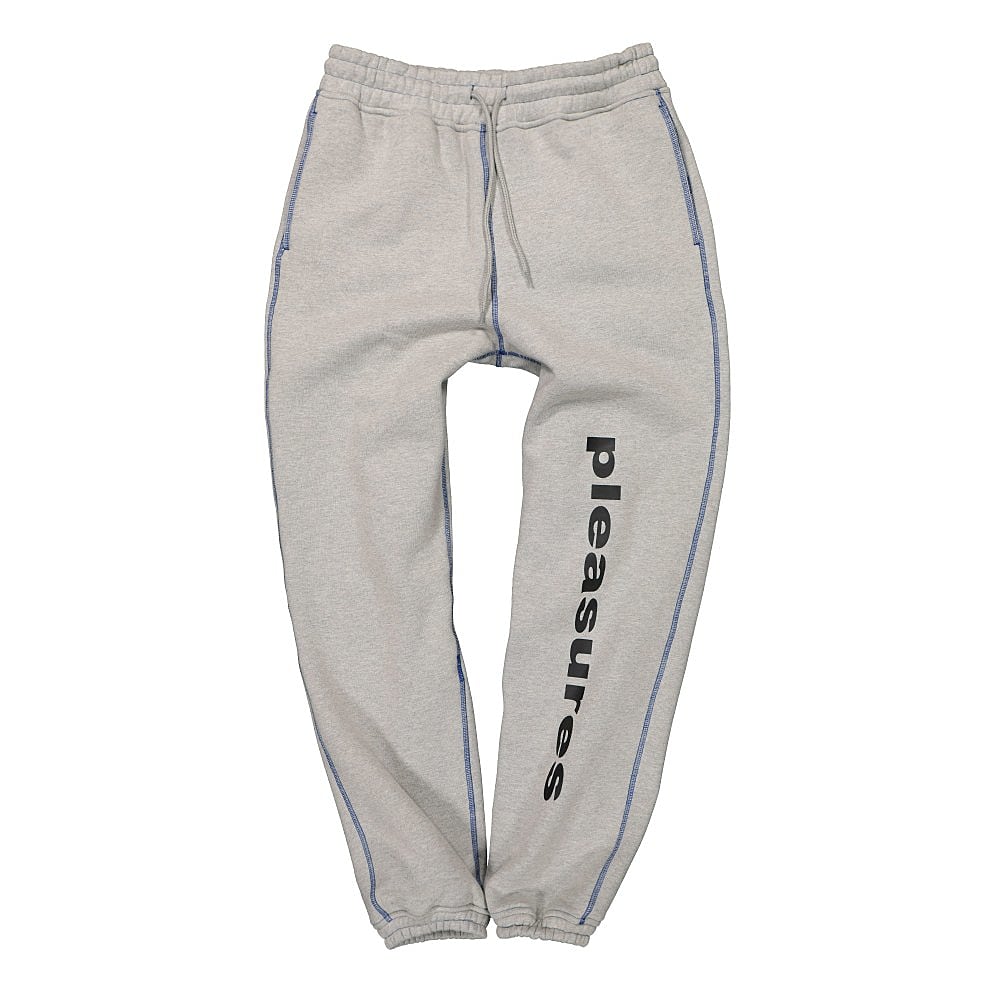 Pleasures Collapse Sweatpants Heather Grey Sweat & Track Pants P21SP011 | Overkill