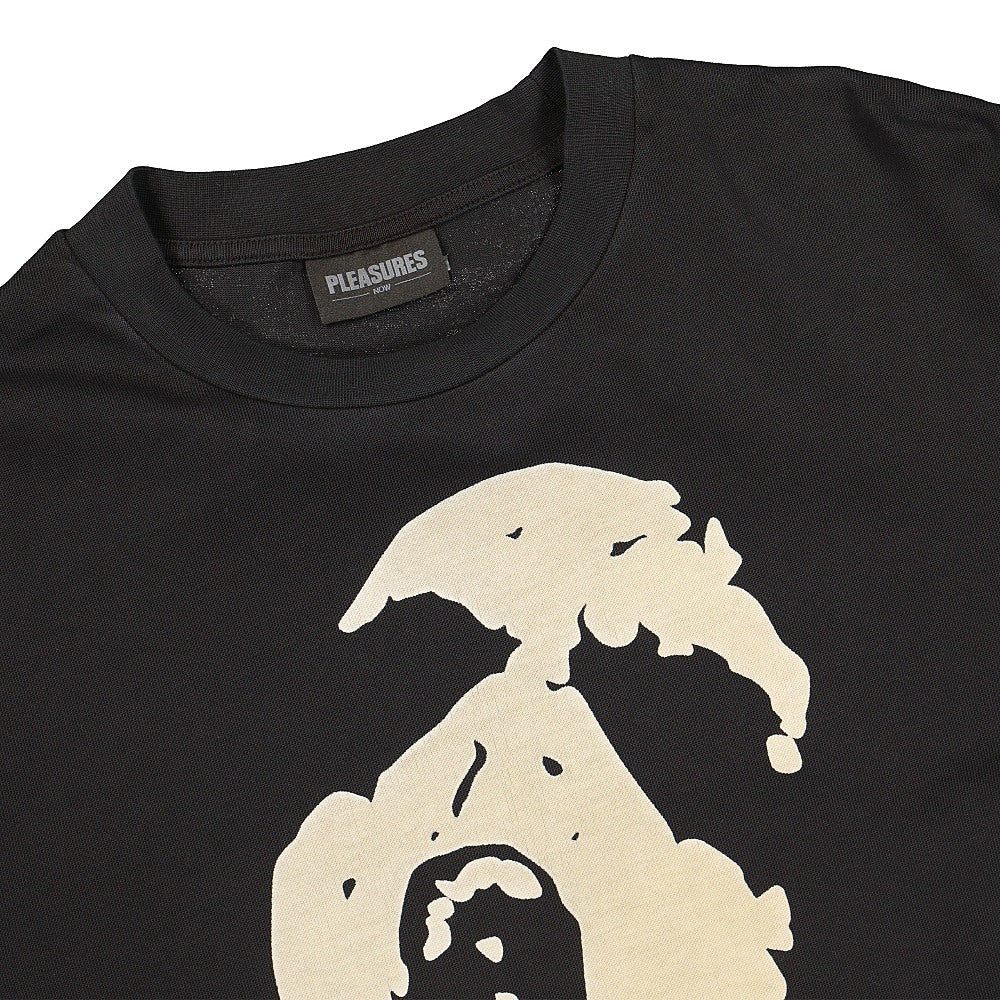 Pleasures Shout Heavyweight Long Sleeve Shirt Black Longsleeves Material | Overkill