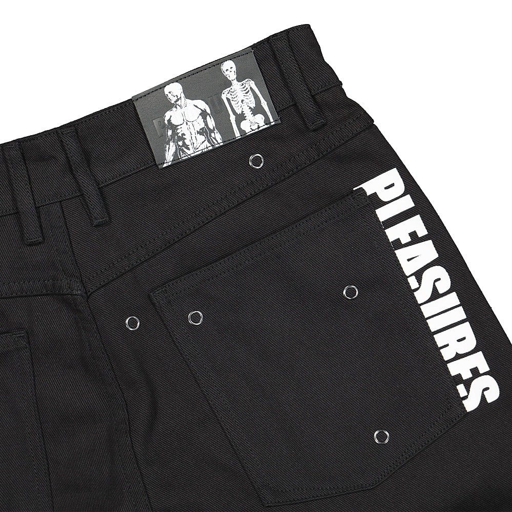 Pleasures Village Rivet Denim Pant Black Jeans Detail view 1 | Overkill