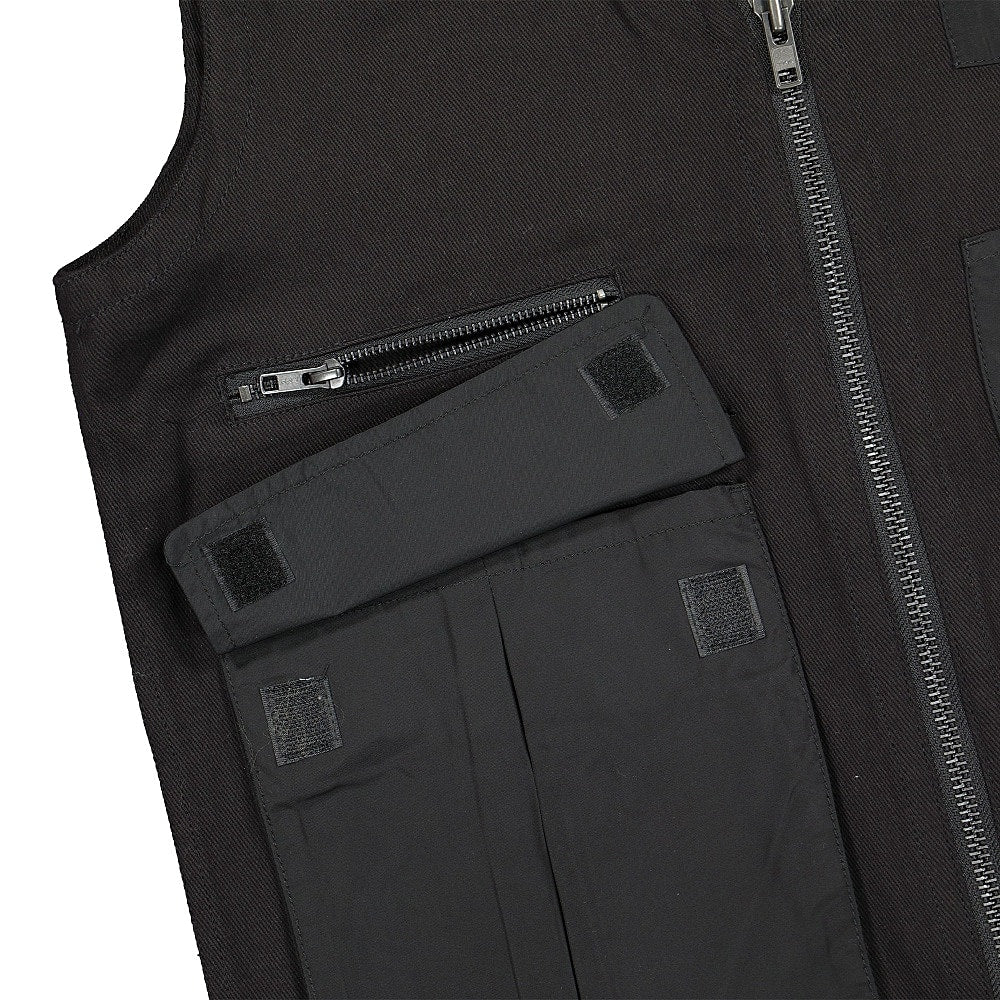 Pleasures Strike Vest Black Vests Detailfoto | Overkill