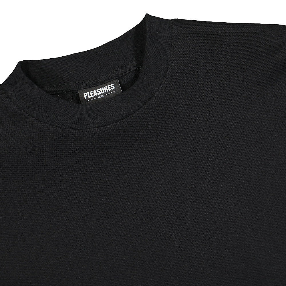 Pleasures Shade Heavyweight T-Shirt Black T-Shirts Close-up | Overkill
