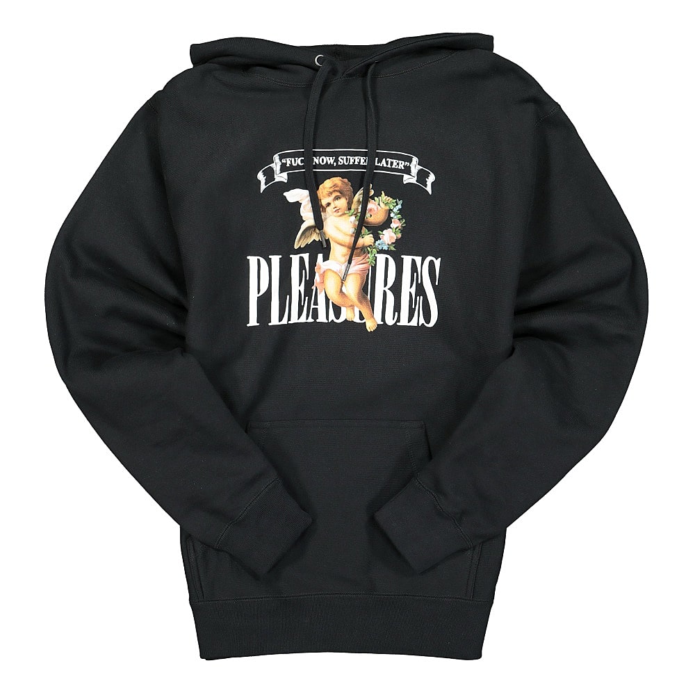 Pleasures Suffer Premium Hoody Black Hoodies P21SP046 | Overkill