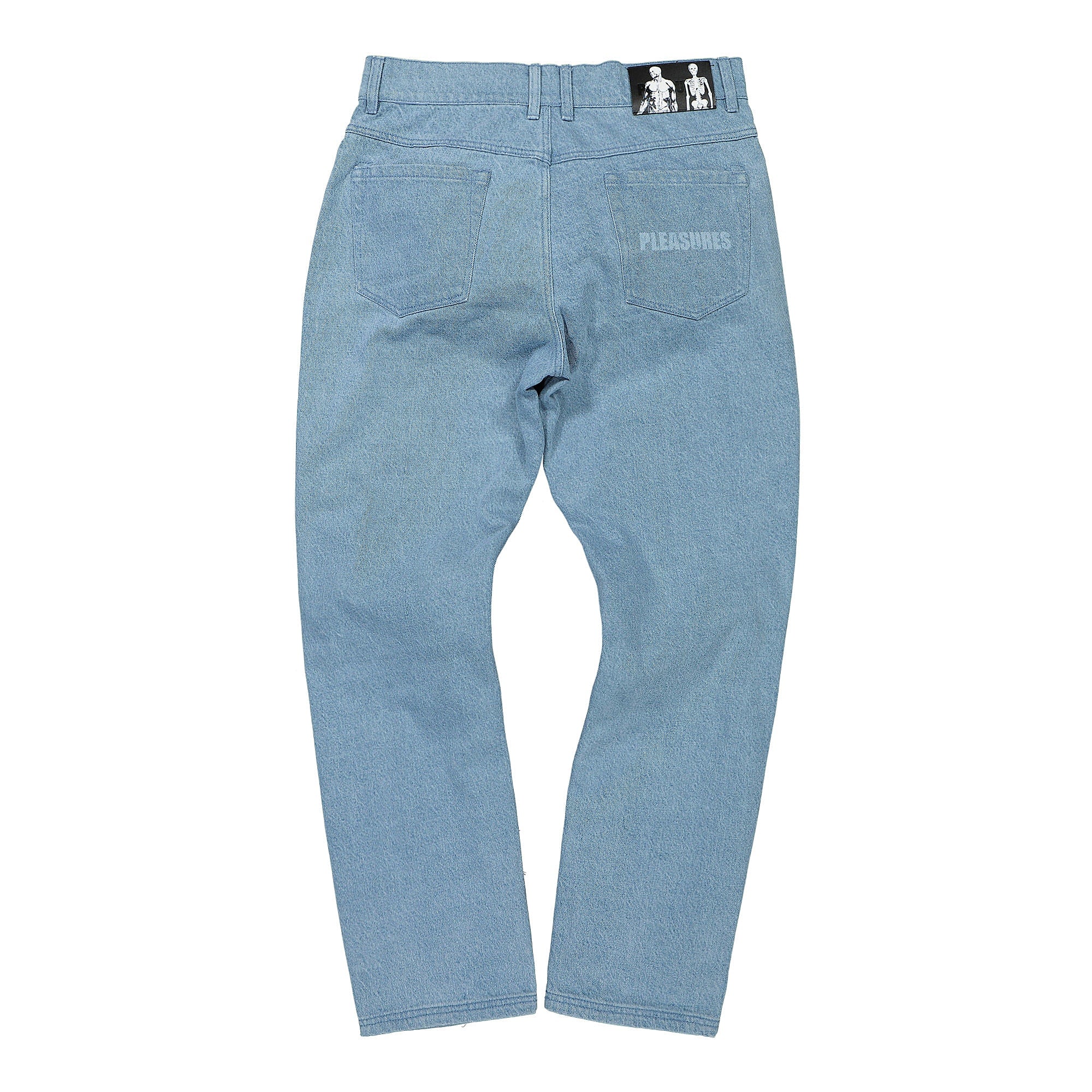 Pleasures Walk On Me Denim Washed Jeans Material | Overkill