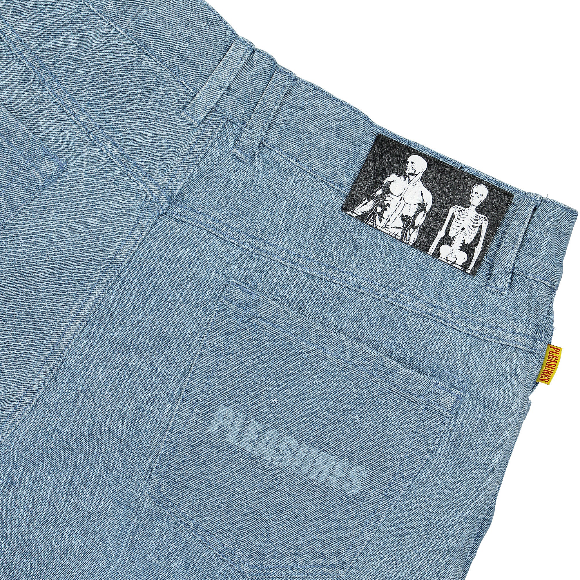 Pleasures Walk On Me Denim Washed Jeans Detail view 1 | Overkill
