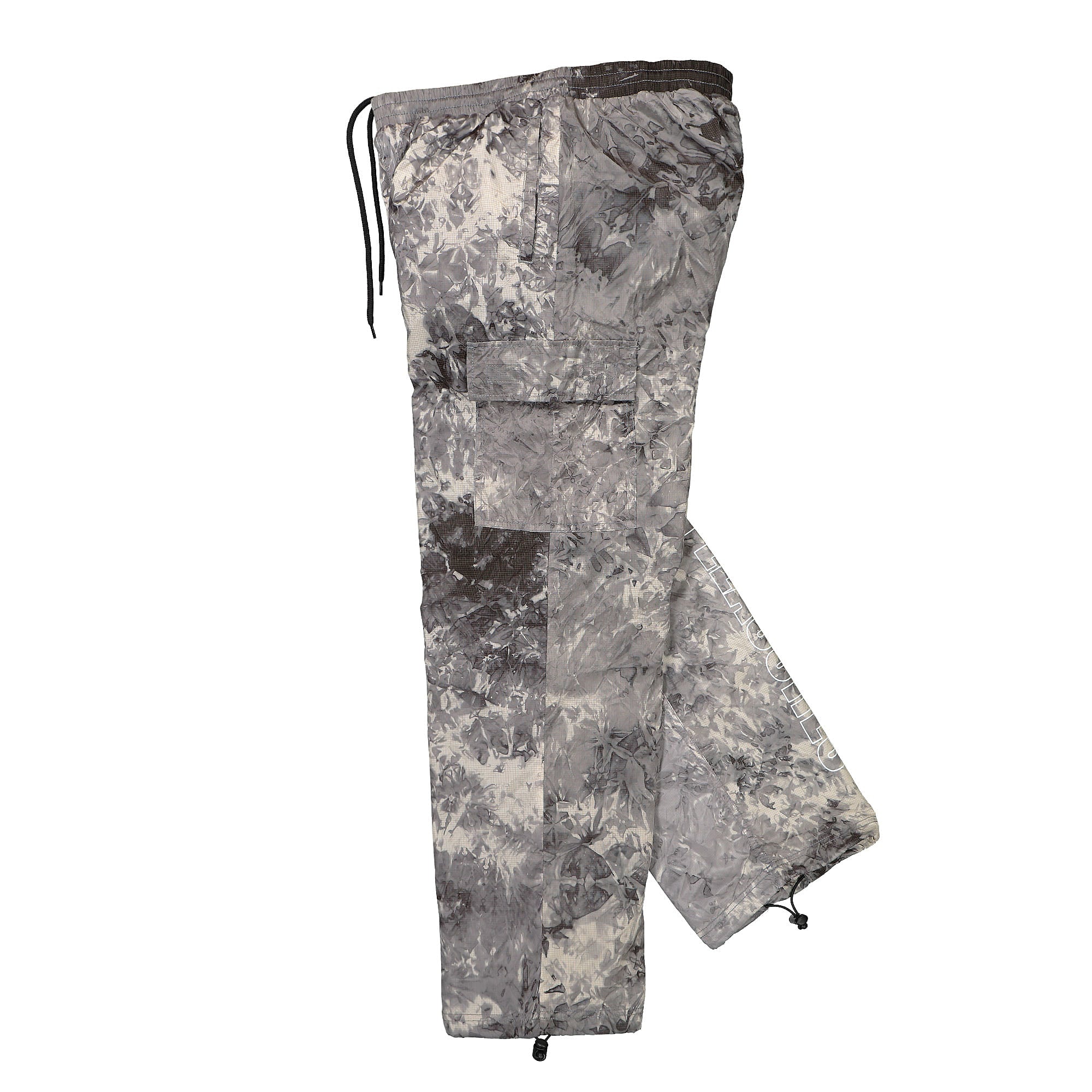 Pleasures Jeffrey Nylon Cargo Pant Grey Cargo Pants Close-up | Overkill
