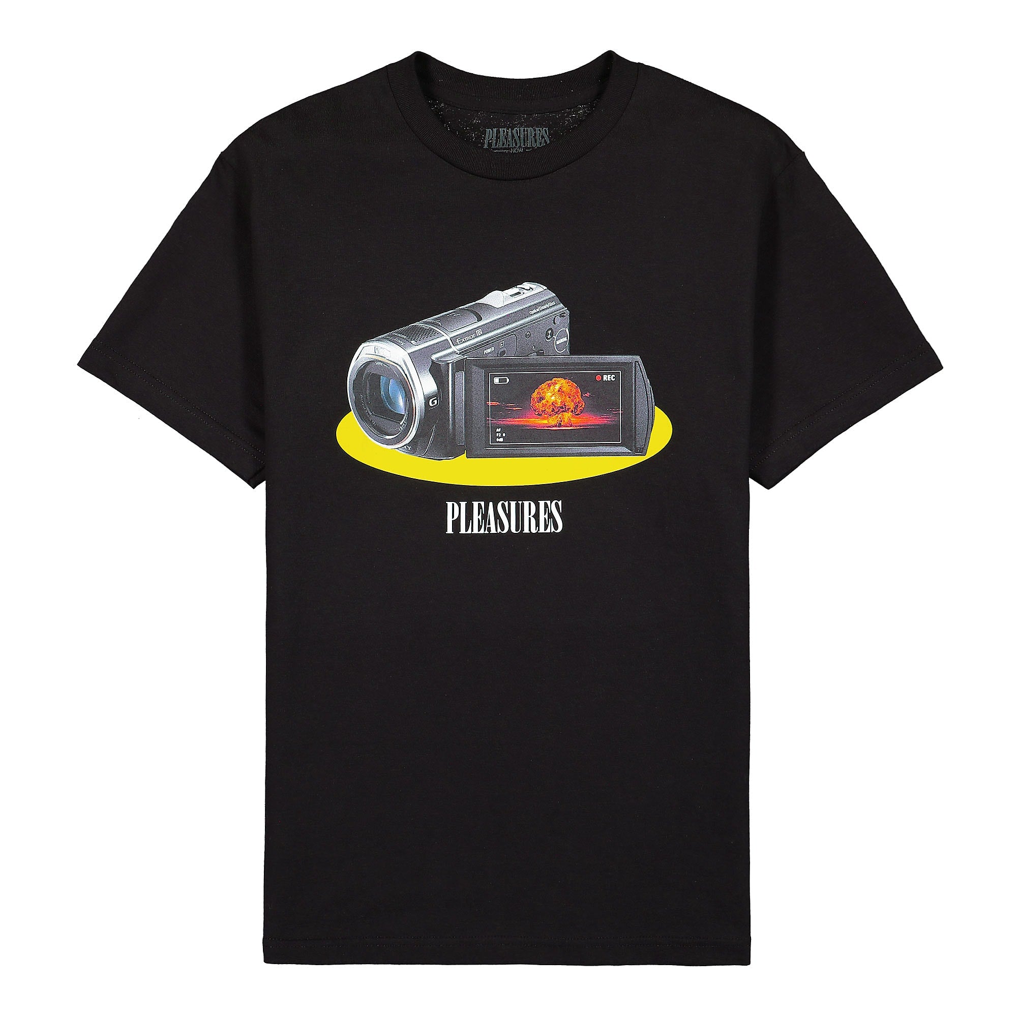 Pleasures Recording T-Shirt Black T-Shirts P21SU039 | Overkill