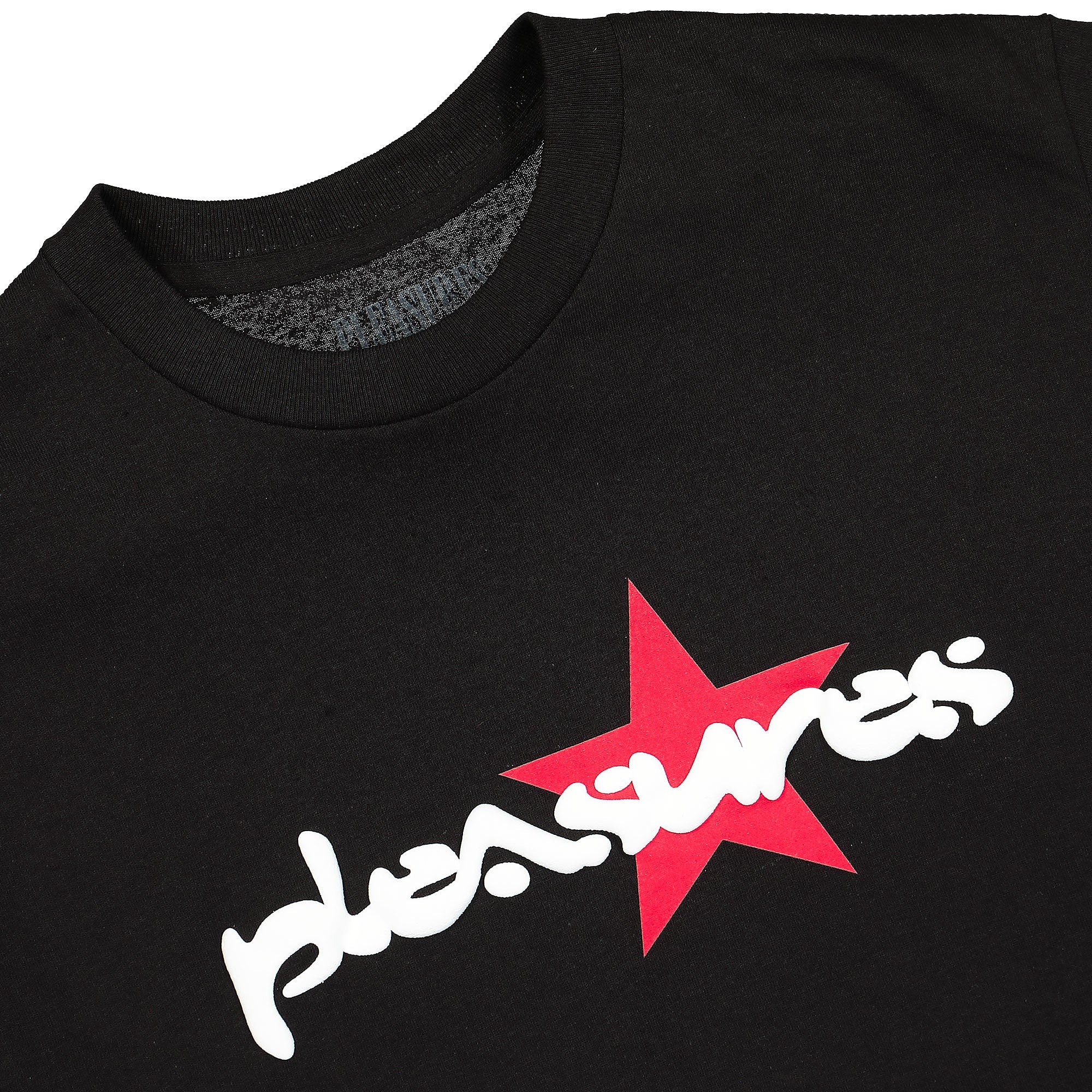 Pleasures Vibration T-Shirt Black T-Shirts Close-up | Overkill