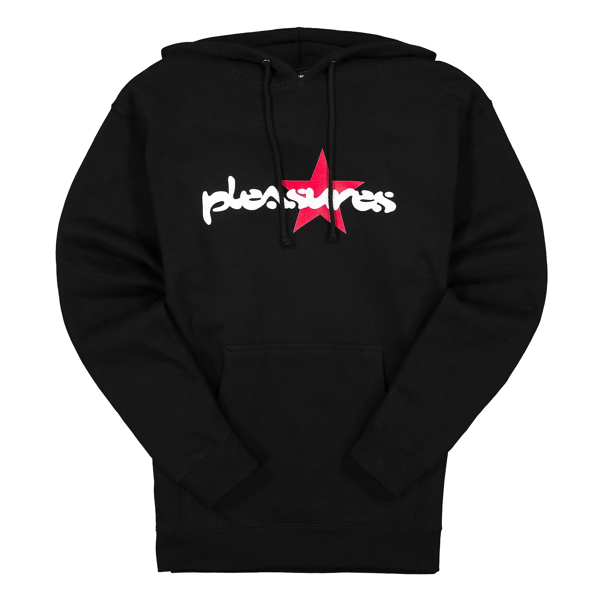 Pleasures Vibration Hoody Black Hoodies P21SU041 | Overkill