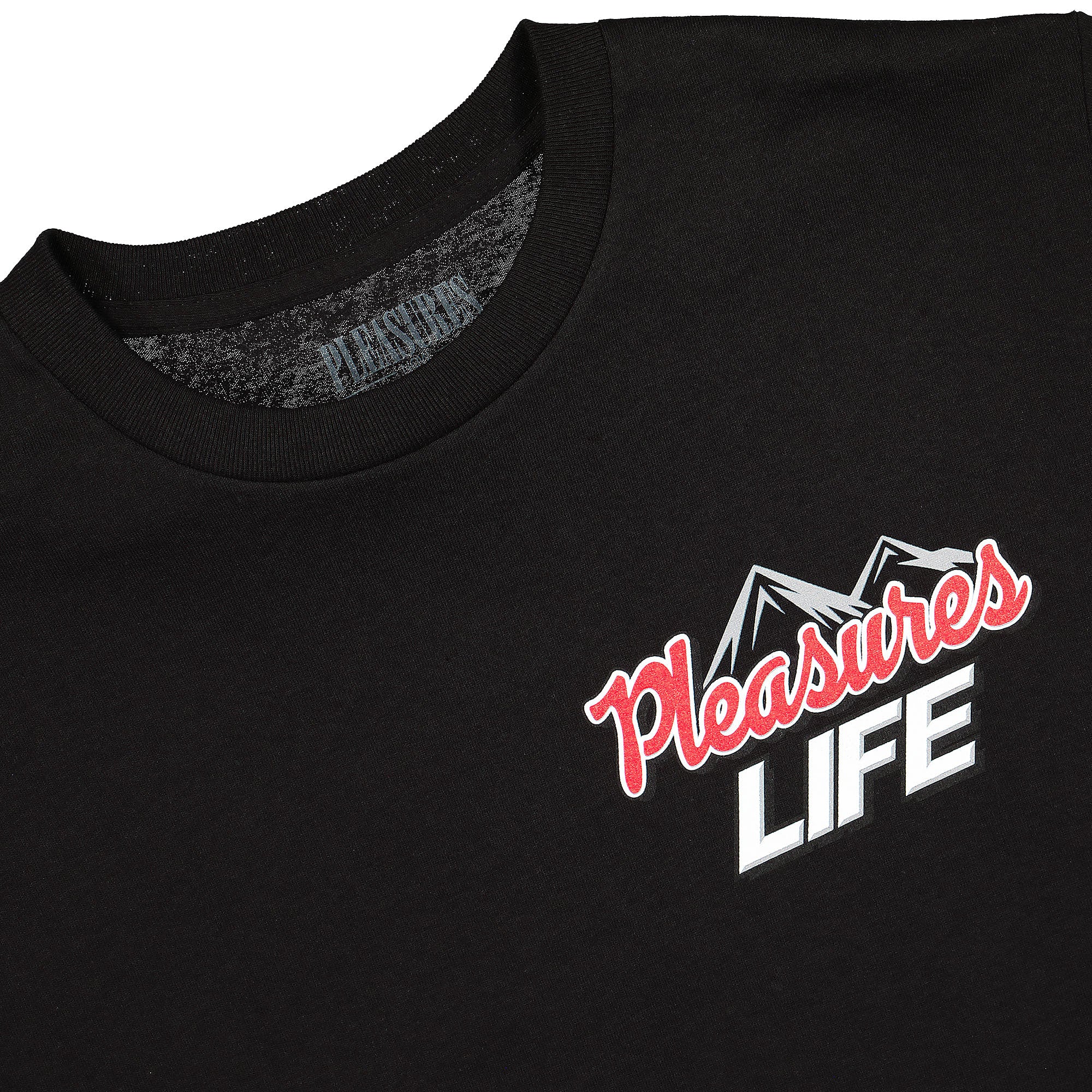 Pleasures Refresh T-Shirt Black T-Shirts Close-up | Overkill